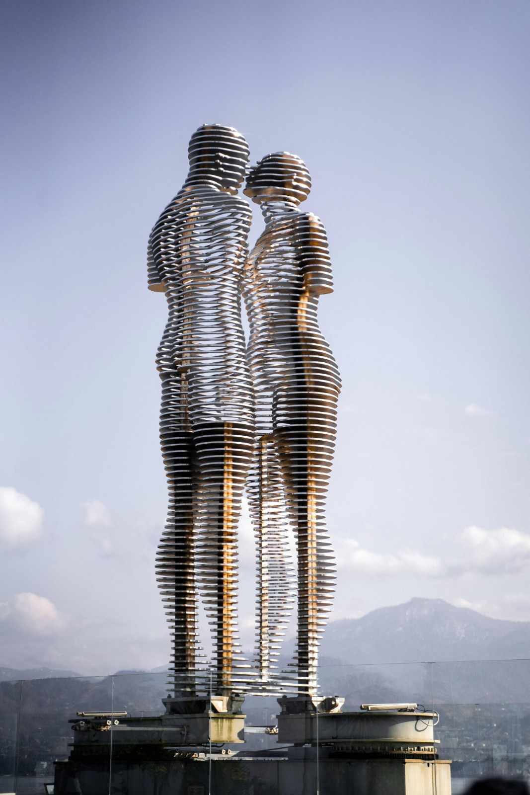 Statue of Ali and Nino georgia batumi